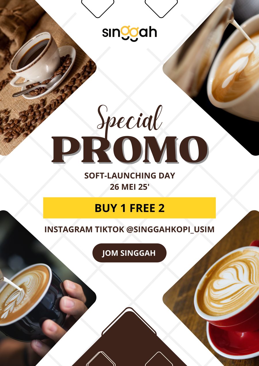 Poster promo Singgah Kopi